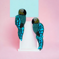 Handmade Parrot Earrings