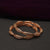 Jazz and Sizzle Rose Gold Plated AD Studded Bangles Sets