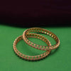 Moissanite Rose Gold Plated AD Bangles