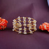 Premium Golden Handcuff with Pearls