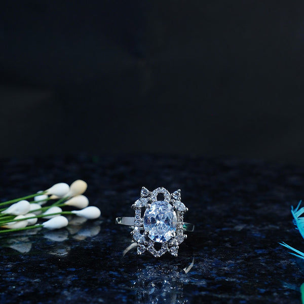 Diamond Look Cubic Zirconia Silver