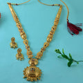 Meraki Antique Goddess Laxmi Traditional Neckpiece