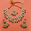 Gold Plated Kundan Set with Pearls