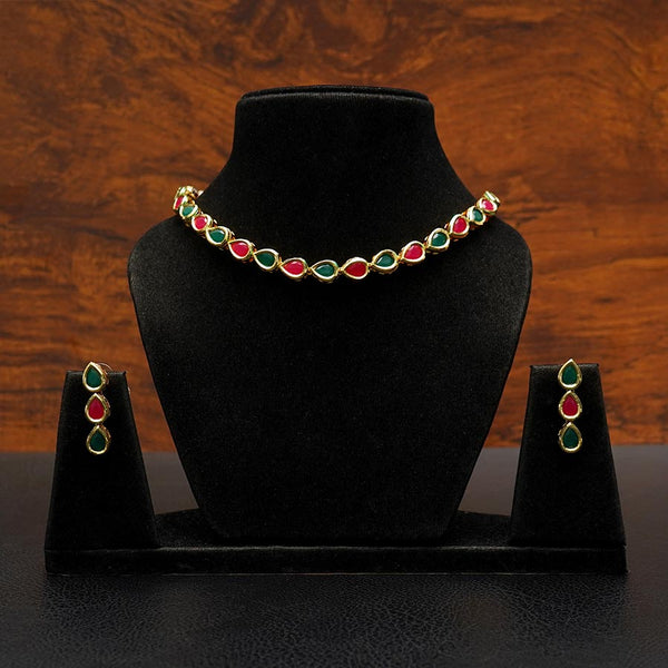 Meraki Monalisa Chocker with Minakari Work On Back