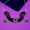 Meraki Stone -Studded Beaded Necklace & Earrings set