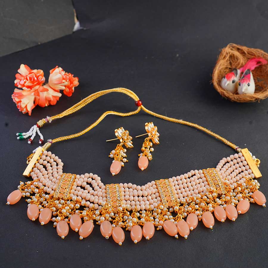 Layered Beads Choker Set