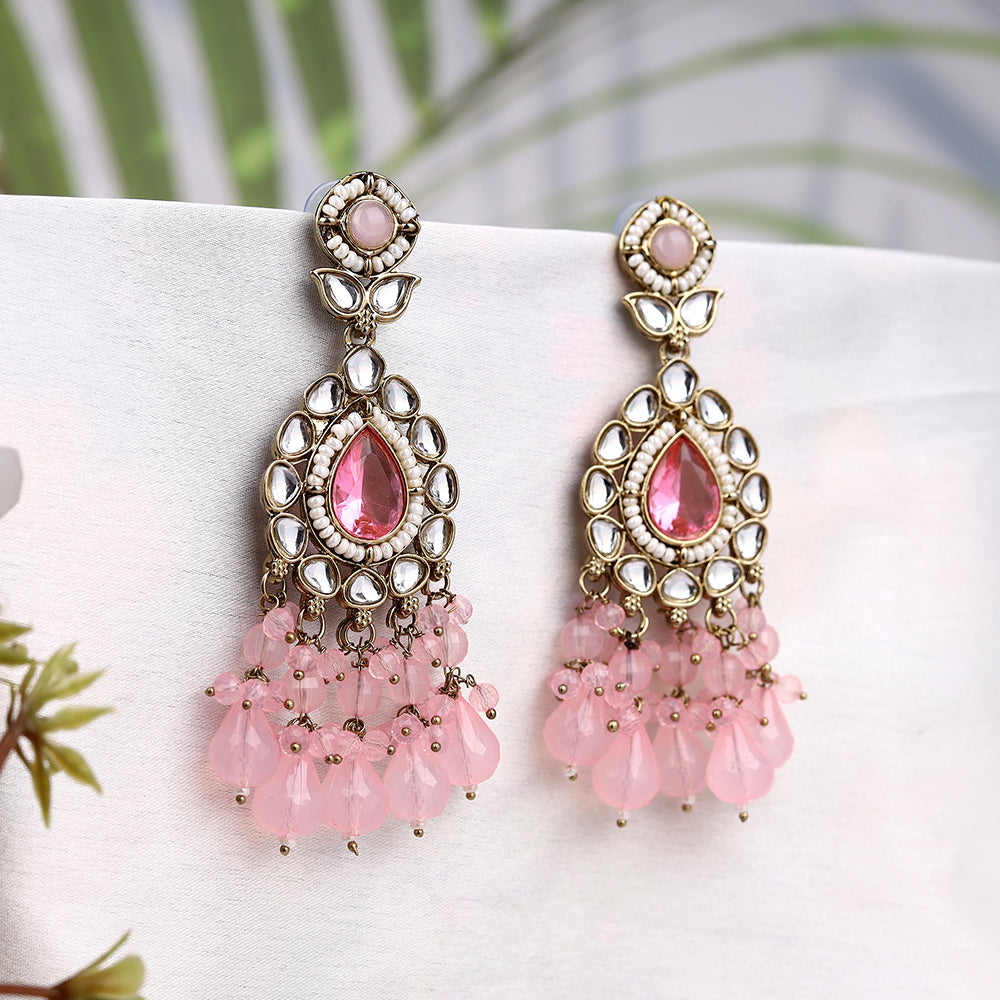 Alia Style Kundan Jhumka