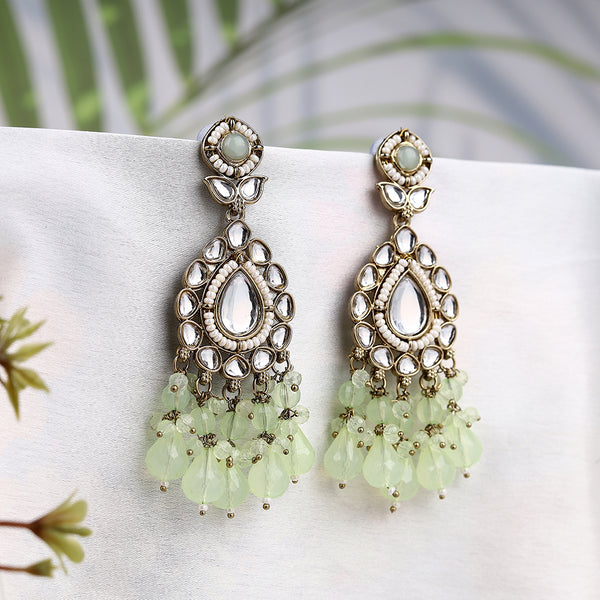 Alia Style Kundan Jhumka