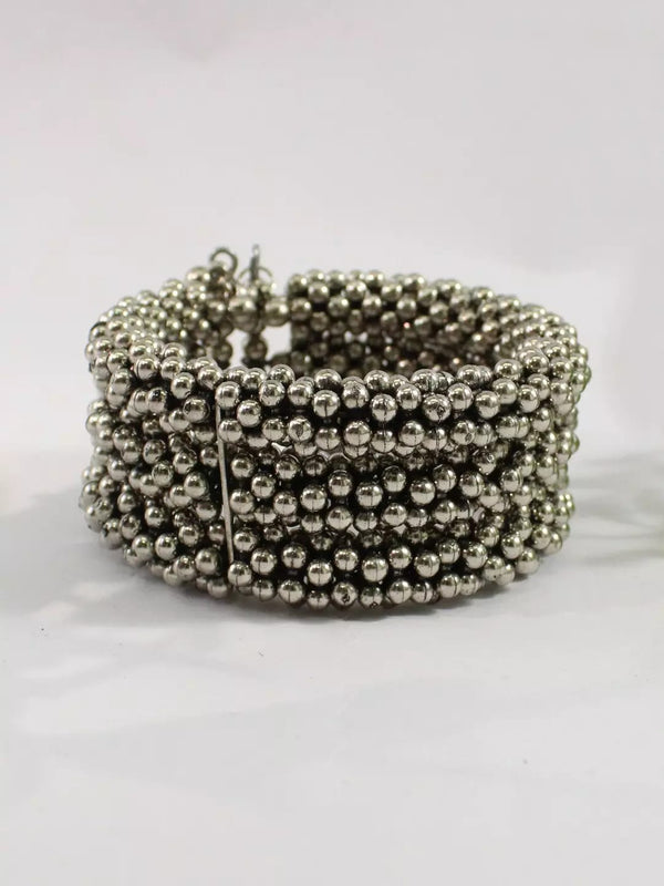 Oxidized Adjustable Ghungroo Bracelet