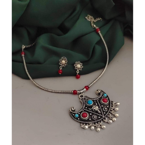 Afghani Pendant Hasli Choker Set