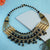 Alloy Multilayer Oxidized Black Coloured Necklace