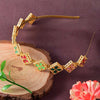Meraki Multi Color Stone Matha Patti Hairband