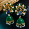 Peacock Design Traditional Kundan Earrings