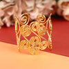 Vintage Spiral Gold Bracelet
