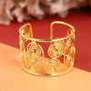 Spiral Design Cuff Bangle