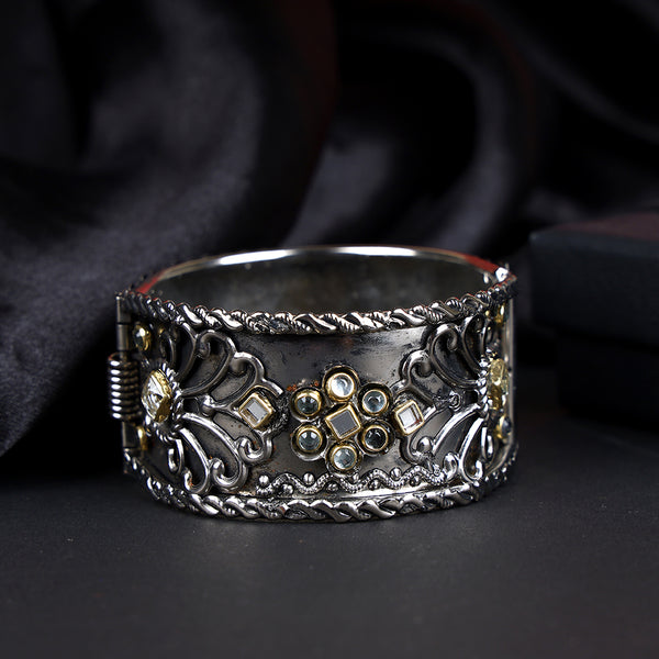 Meraki Navratri Silver Kada