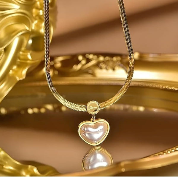 Pearl Heart Pendant