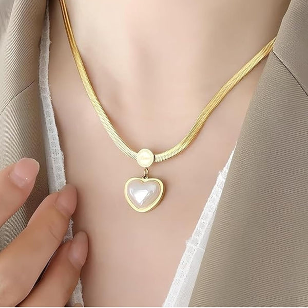 Pearl Heart Pendant
