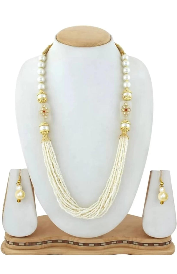 Seed Pearl & Kundan Set Necklace