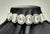 Oxidized White Diamond Choker