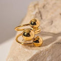 Trendy Irregular Shape Adjustable Ring