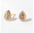 Pear Shaped Crystal Studs