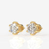 White Diamond Studs