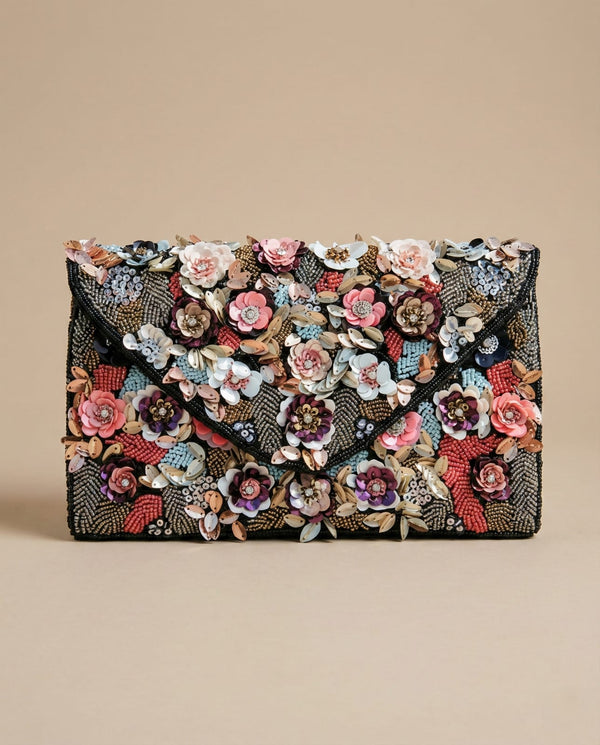 Floral Sequence Handcrafted Bag