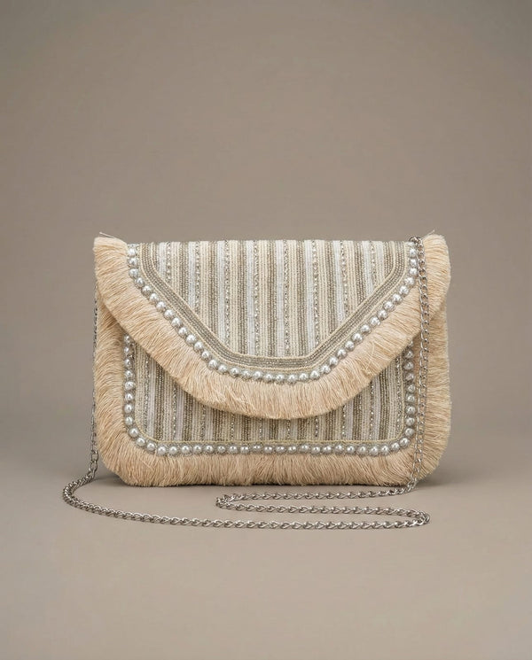 Buy Meraki Embroidered Envelope Clutch