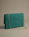 Buy Embellished Structured Sling Bag with Cut Work