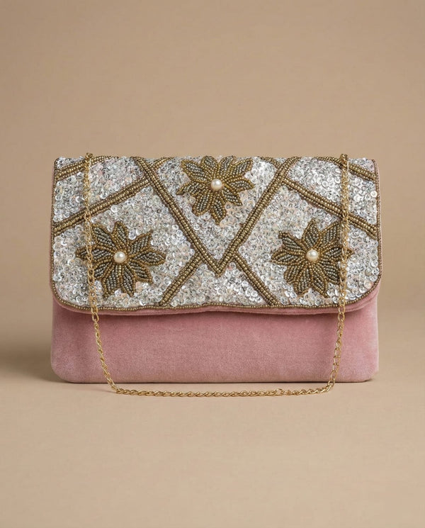 Buy Embellished Handmade Beads Bag