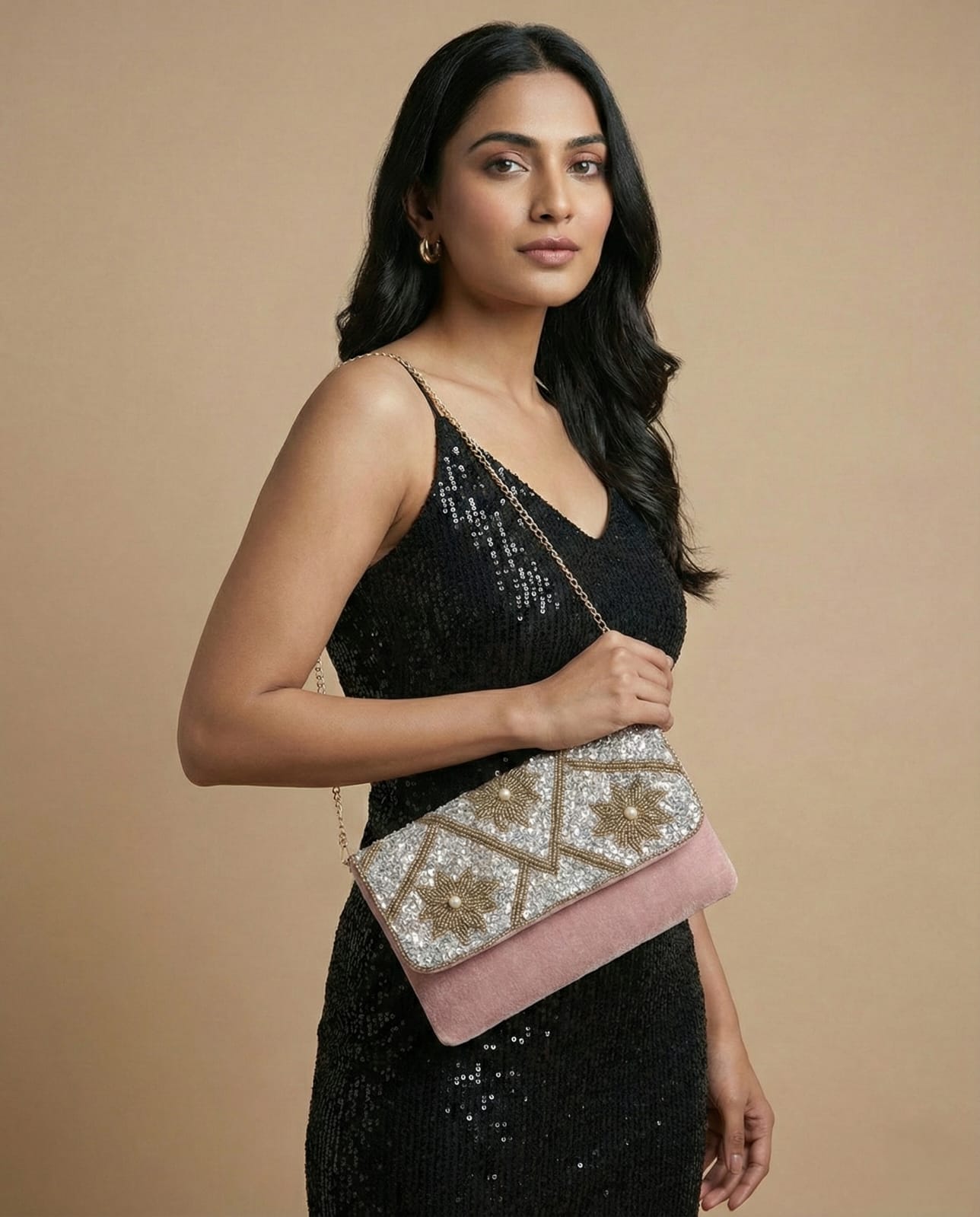 Buy Embellished Handmade Beads Bag