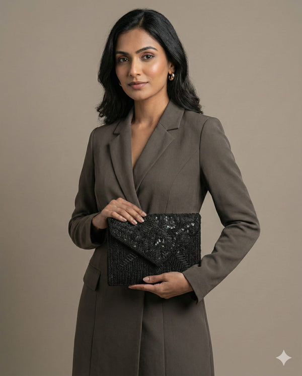 Geometric Canvas Sling Bag