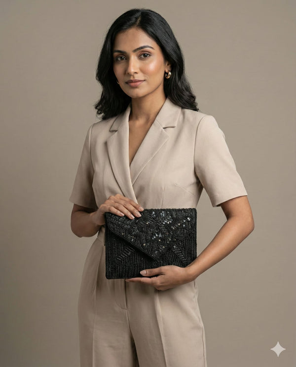 Geometric Canvas Sling Bag