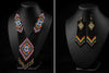 Multicolor Ethnic Beaded Long Set