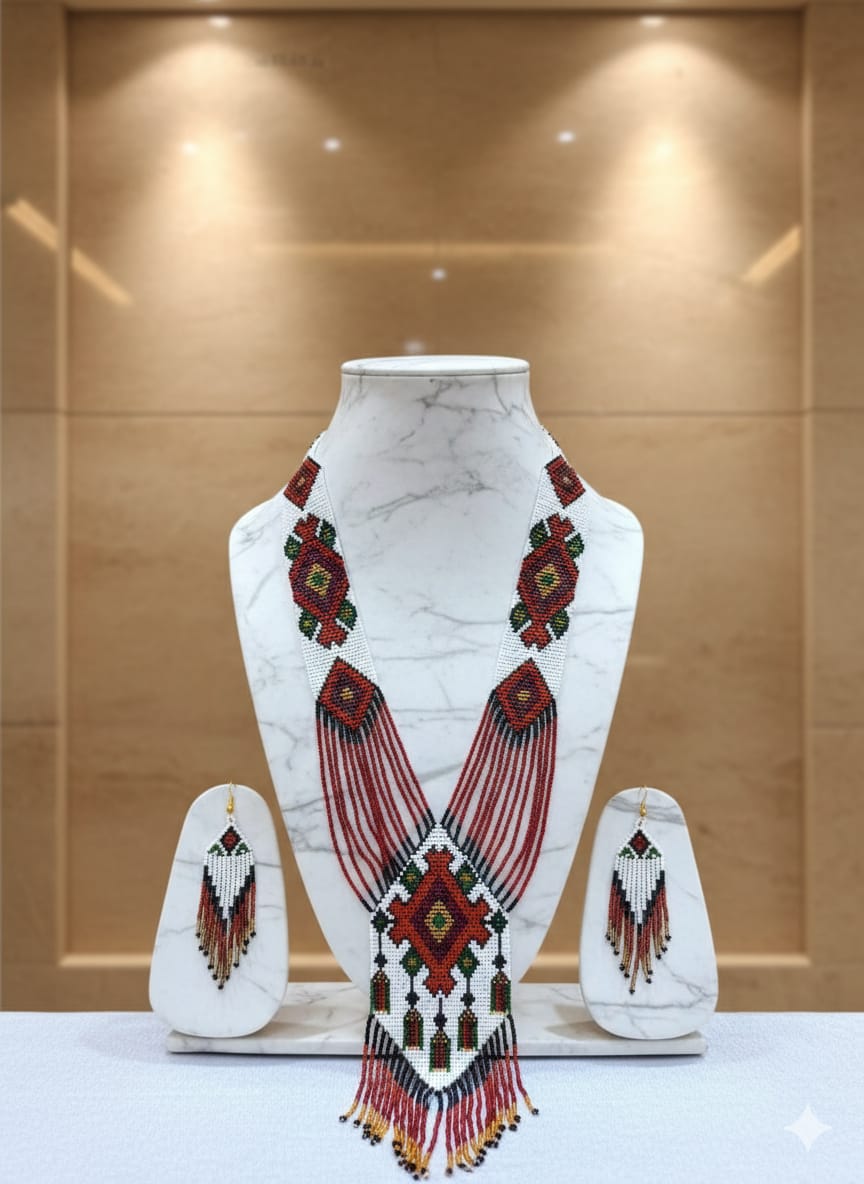 Colourful Designer Small Beads Necklace