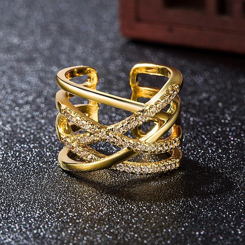 Elegance Messy Diamond Ring
