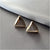 Triangle Shape Diamond Shape Earrings