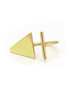 Gold Plated Triangular Ring