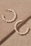 Pretty Pearl Hoops