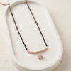 Trendy Diamond Studded Rose Gold Mangalsutra