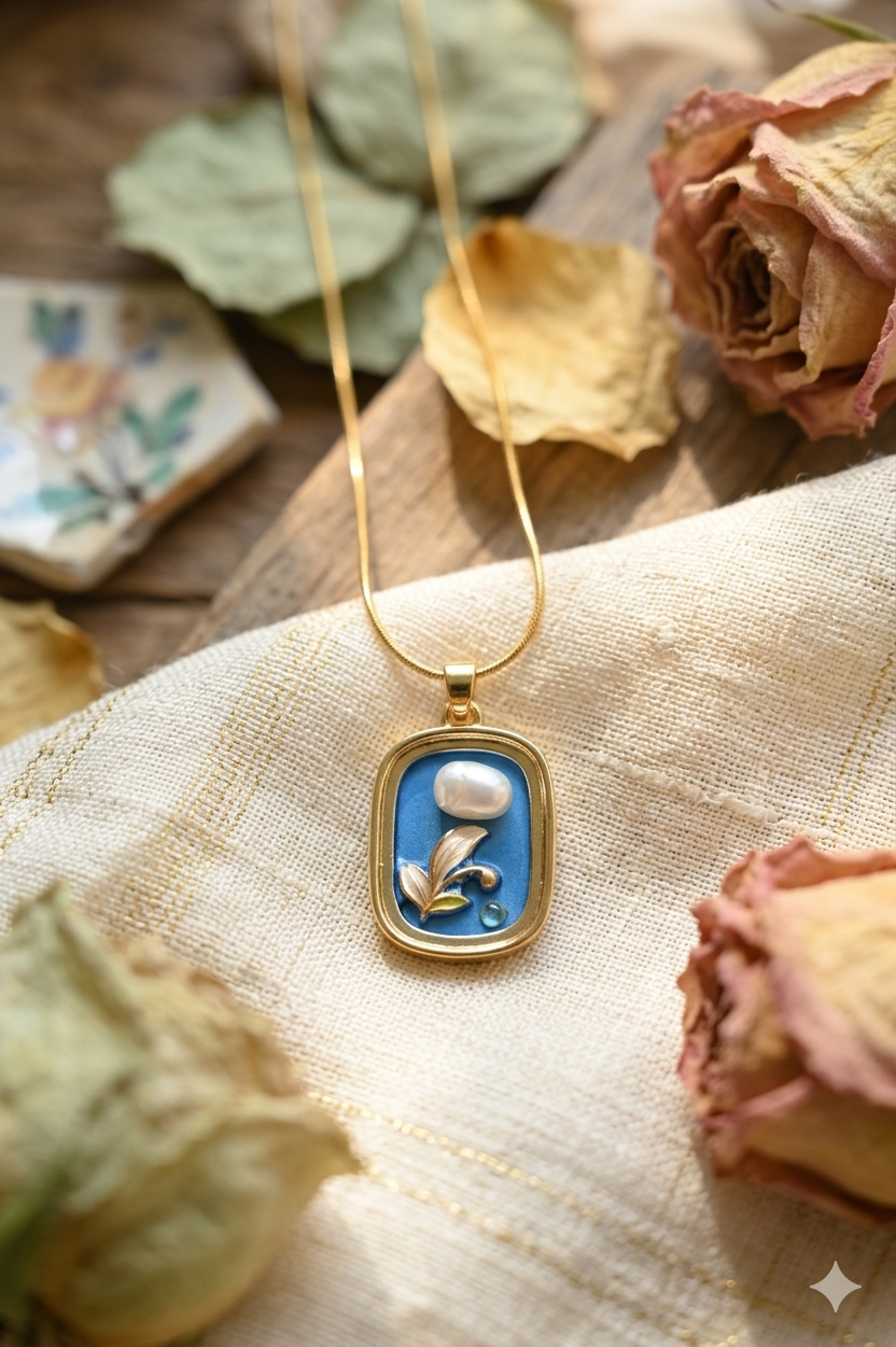Pearl Flower Princess Pendant