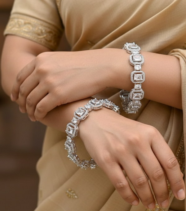 Stunning Diamond Bangles