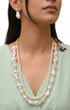 Stunning Double Layer Pearl Neckpiece