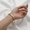 Anti Tarnish Gold Toned Classic Bracelet