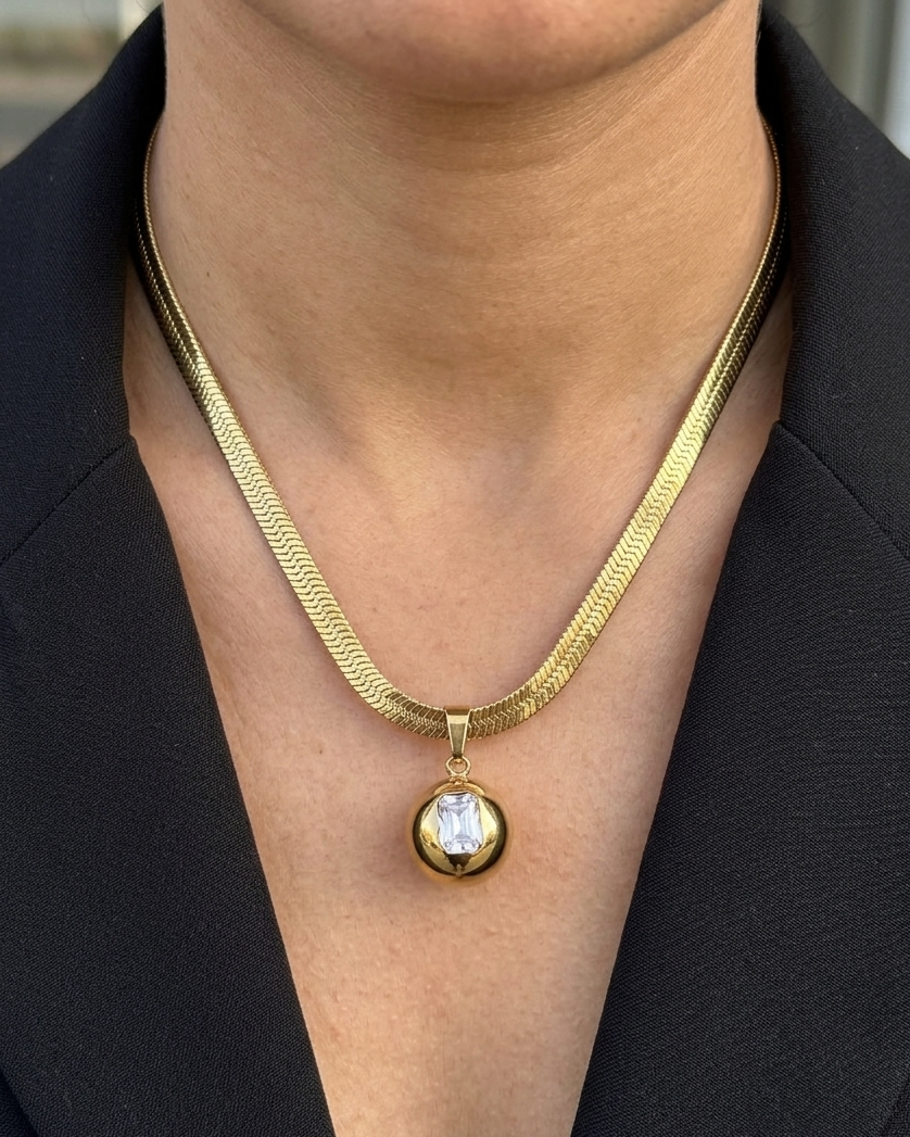 Golden Ball Pendant
