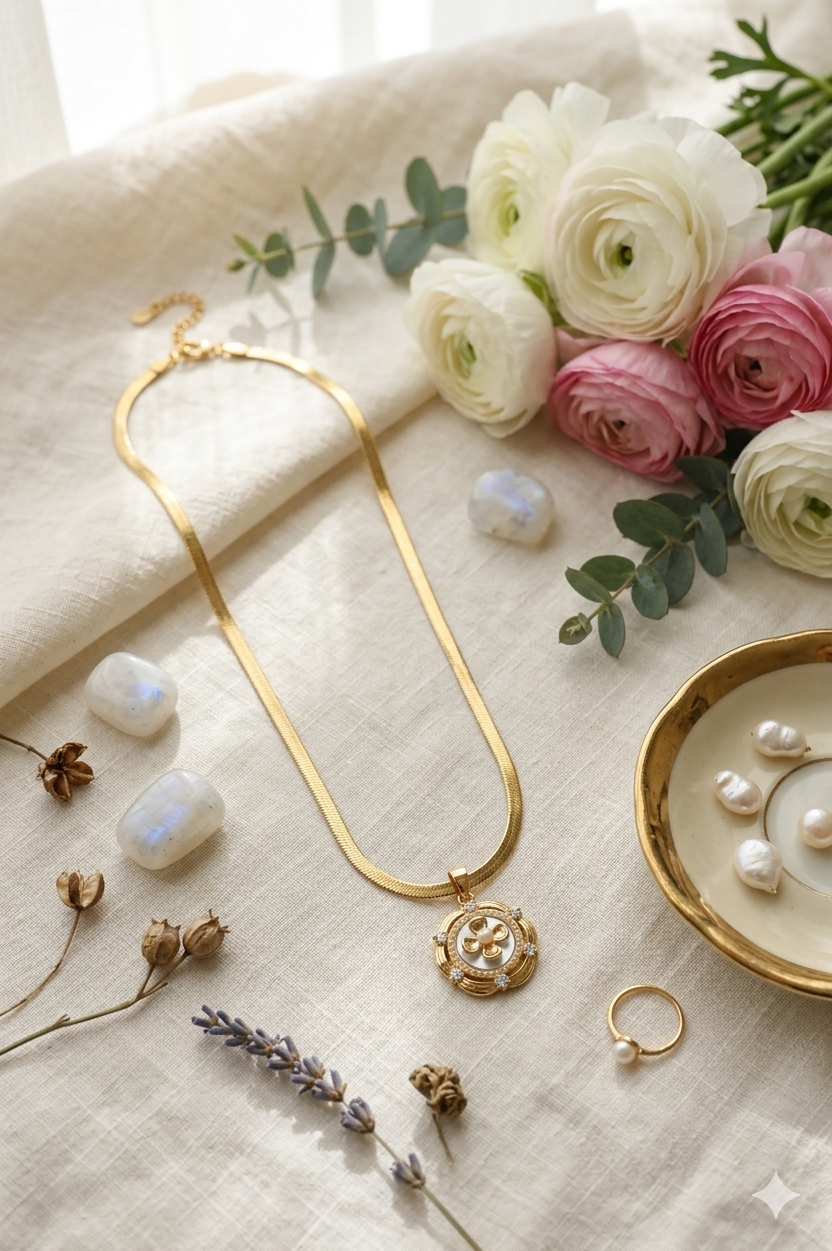 Anti-tarnish Stylish Embellished with Moti