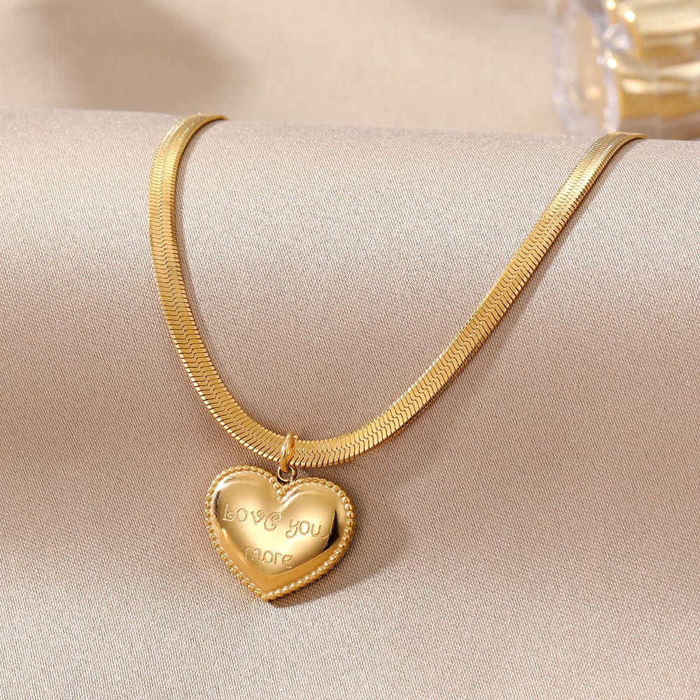 Heart Design Anti-Tarnish Pendant