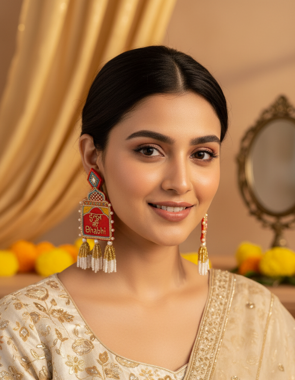 Handmade Dulhan Ki Bhabhi Earrings