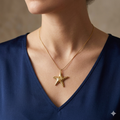 Anti-Tarnish Star Fish Pendant Chain